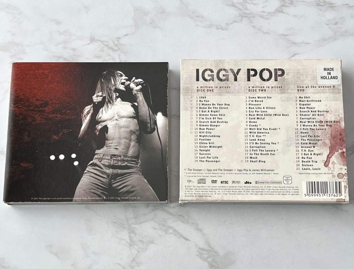 Iggy Pop – A Million In Prizes The Anthology (Digipak, CD/DVD) (2005) [UK PRESS]