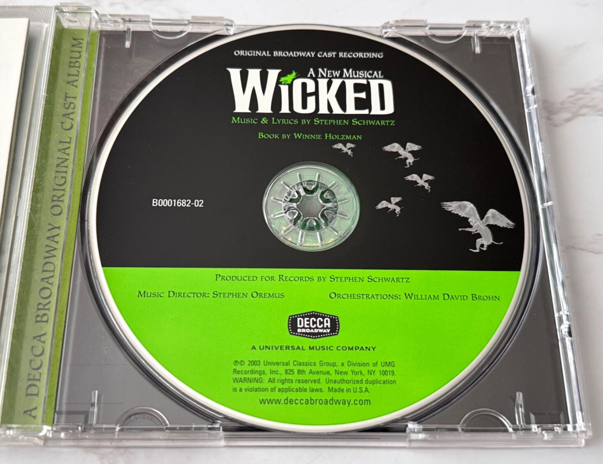 Stephen Schwartz Wicked A New Musical (2003) [ORIGINAL USA PRESS]