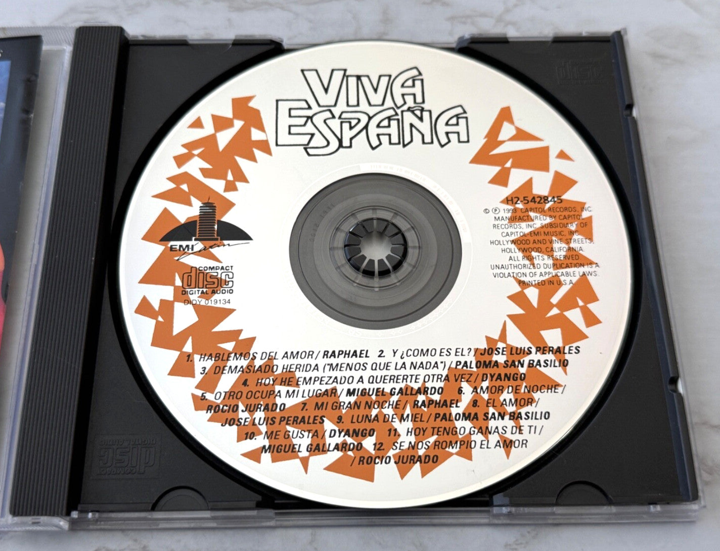 Dyango, Jose Luis Perales, Miguel Gallardo, Raphael, Rocio Jurado – Viva España (1993) [ORIGINAL USA PRESS]