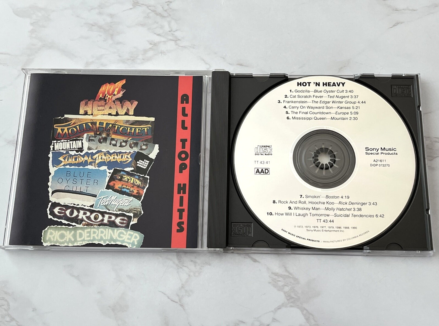 Blue Oyster Cult, Boston, Kansas, Molly Hatchet, Ted Nugent – Hot N Heavy (1991) [ORIGINAL USA PRESS]