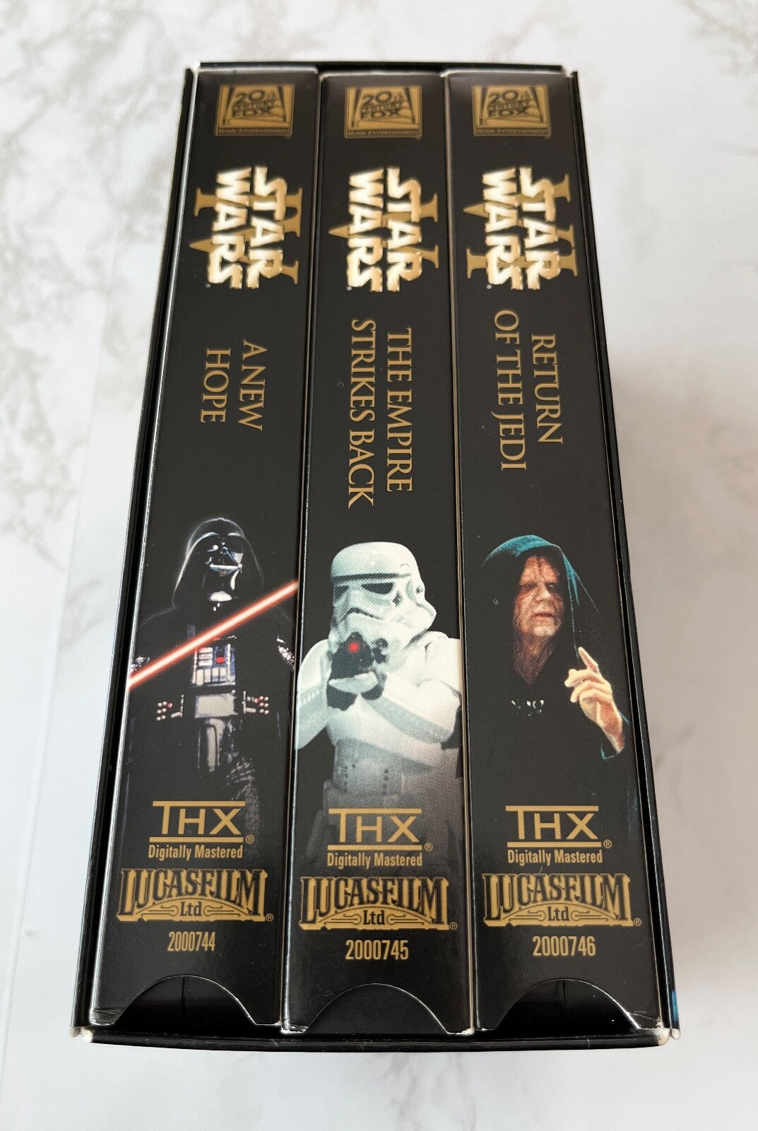 STAR WARS Trilogy 3 VHS Box Set 2000 THX SPECIAL EDITION! Lucasfilm