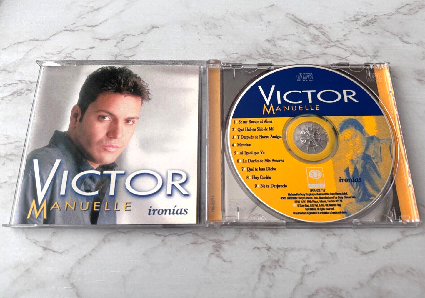 Victor Manuelle – Ironias (1998) [ORIGINAL USA PRESS]