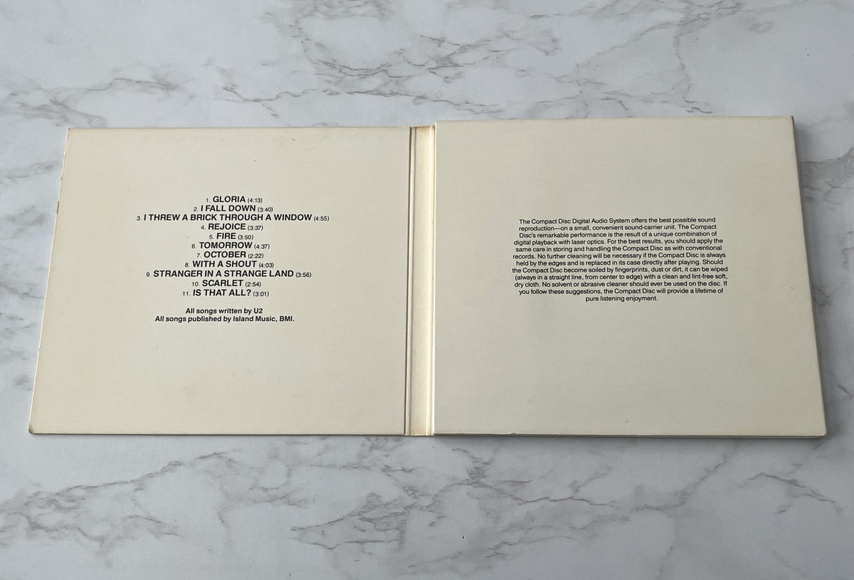 U2 – October (Digipak) [DADC PRESS]