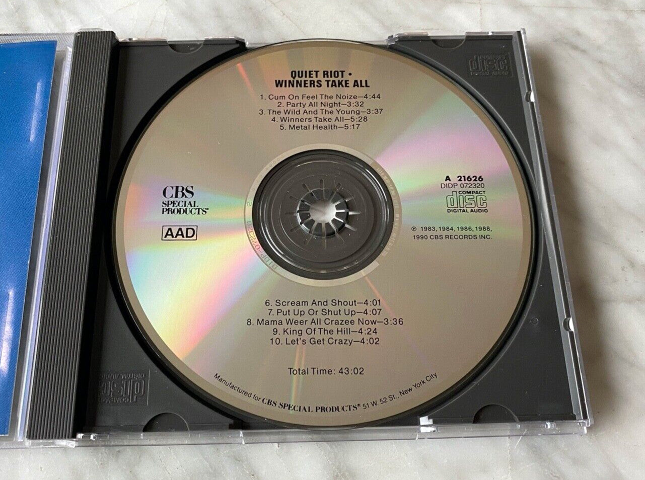 Quiet Riot – Winners Take All (1990) [ORIGINAL USA PRESS]