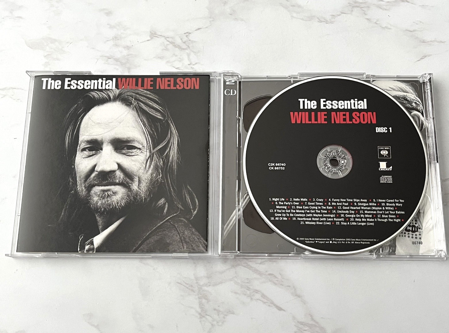 Willie Nelson – The Essential (2003) [ORIGINAL USA PRESS]