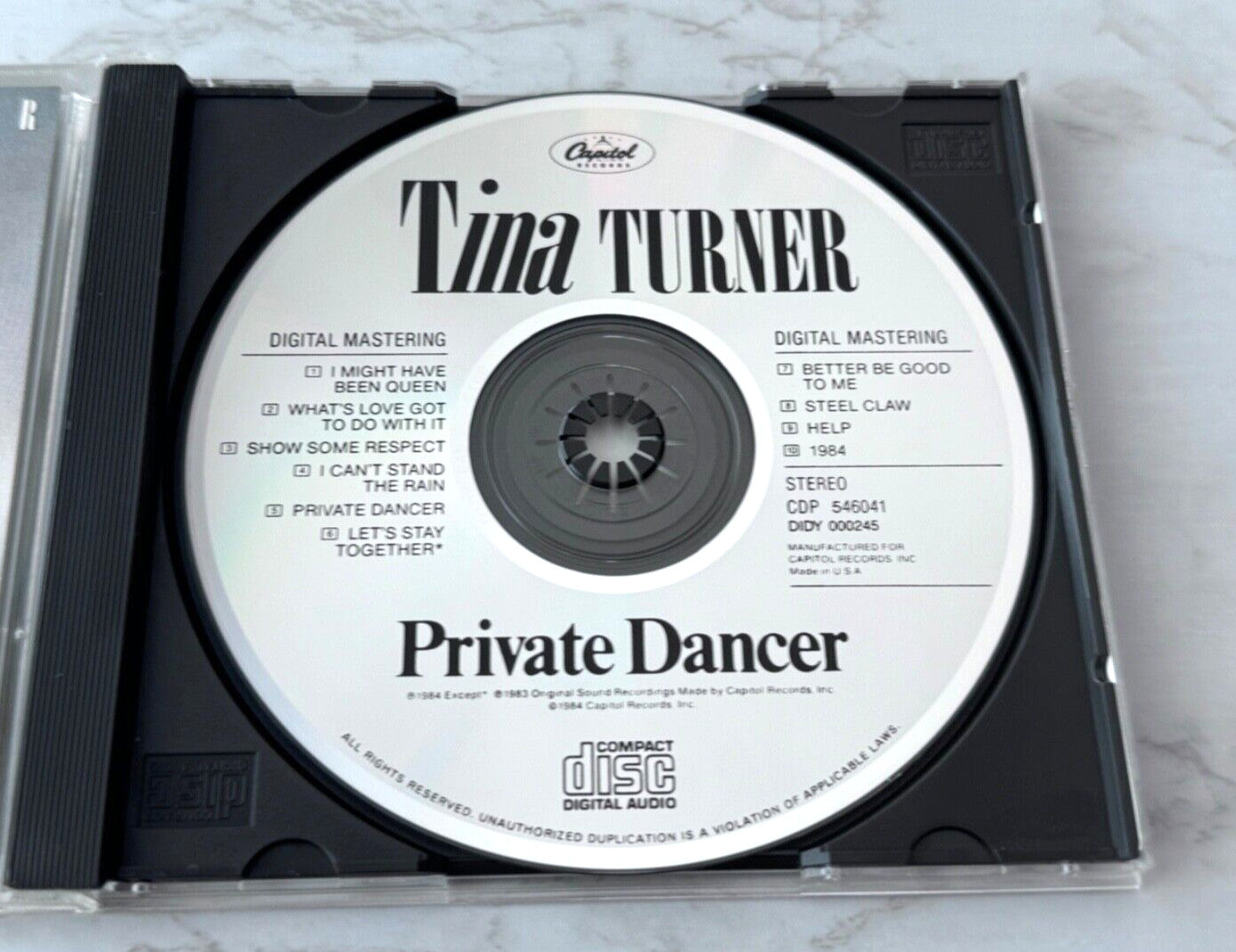 Tina Turner – Private Dancer [DADC PRESS]