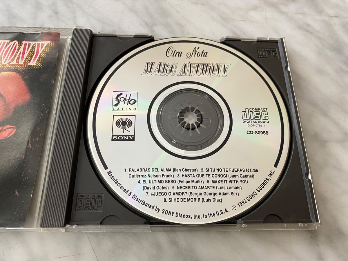 Marc Anthony – Otra Nota (1993) [ORIGINAL USA PRESS]