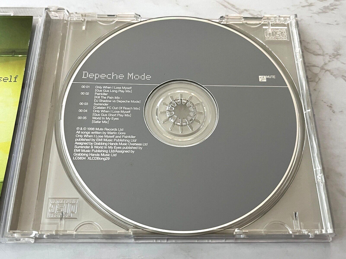 Depeche Mode – Only When I Lose Myself (1998) [UK PRESS]