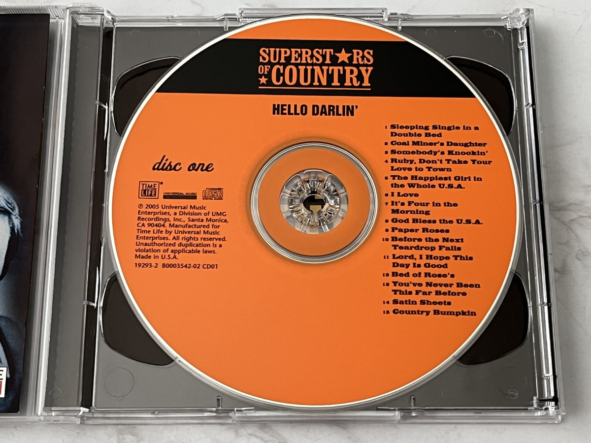 B.J. Thomas, Barbara Mandrell, Loretta Lynn, Marie Osmond, Various – Time Life Music Superstars Of Country Hello Darlin' (2005)