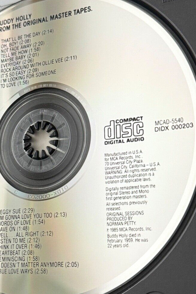 Buddy Holly – From The Original Master Tapes [DADC PRESS]