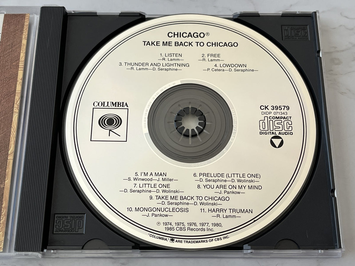 Chicago – Take Me Back to Chicago [ORIGINAL USA PRESS]