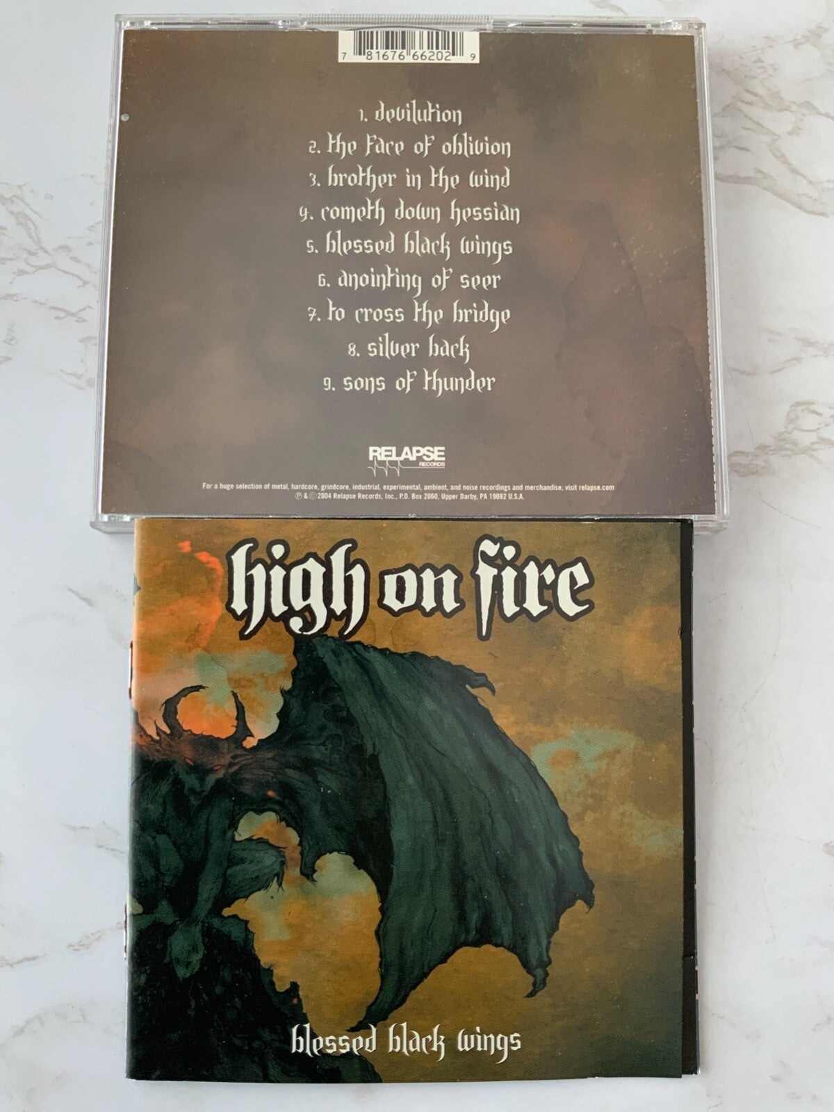 High On Fire – Blessed Black Wings (CD/DVD) (2005) [ORIGINAL USA PRESS]
