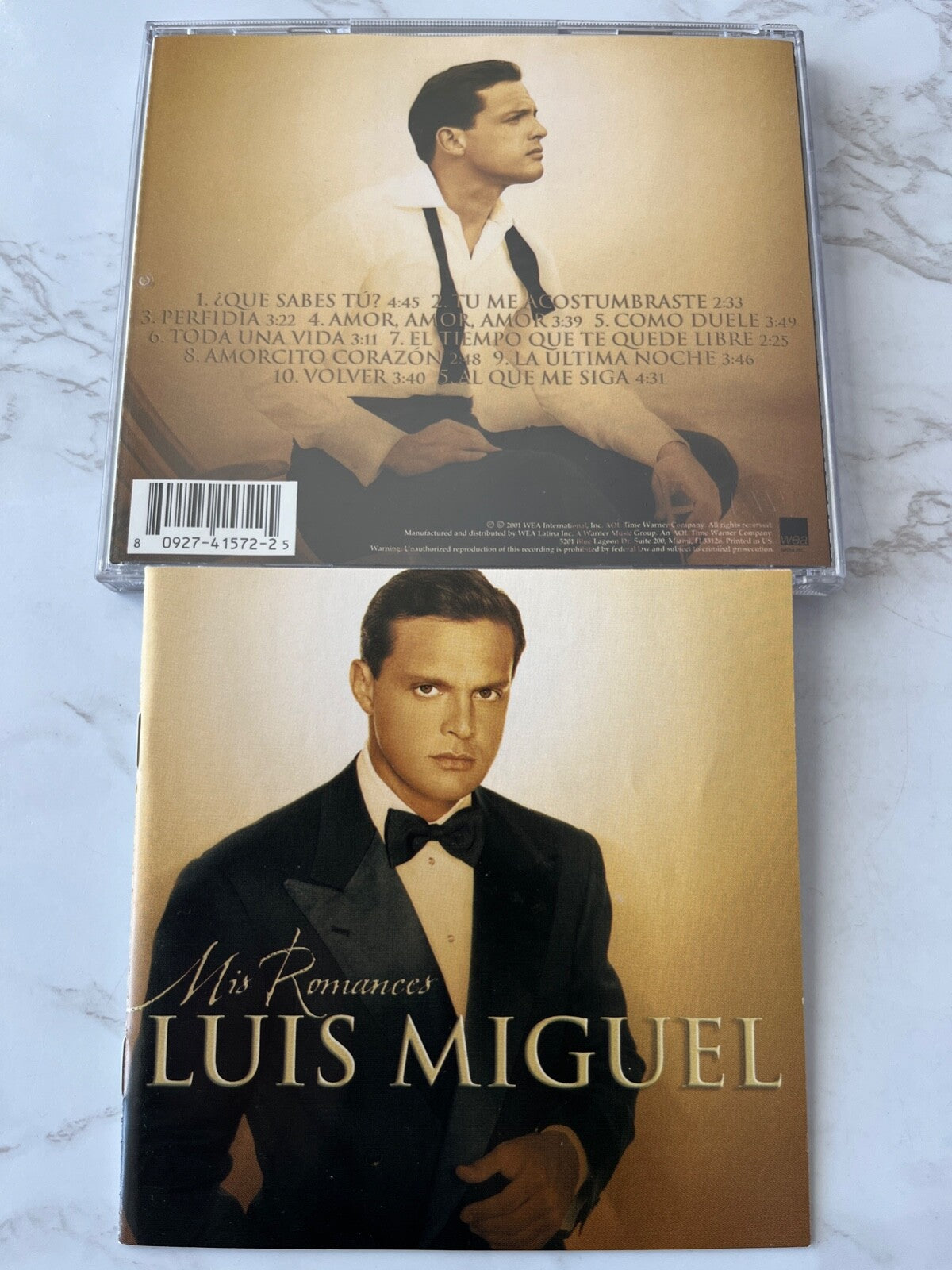 Luis Miguel – Mis Romances (2001) [ORIGINAL USA PRESS]