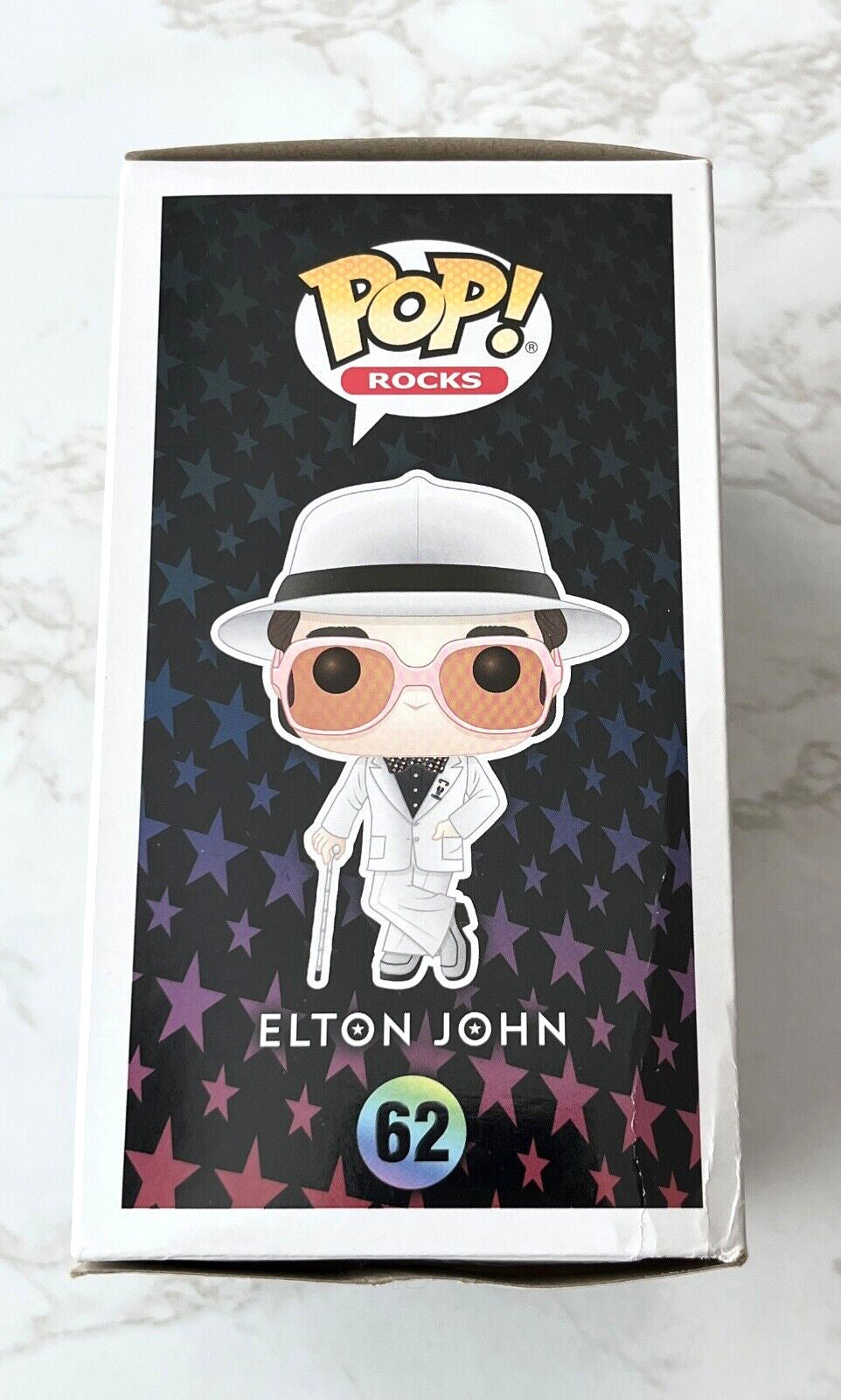 ELTON JOHN GREATEST HITS #62 FUNKO POP! VAULTED! White Suit & Pink Glasses!