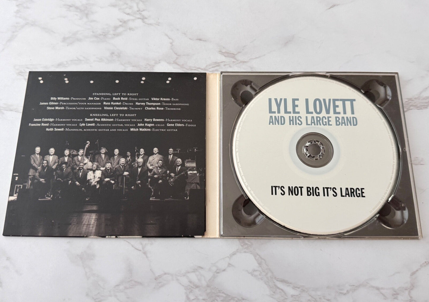 Lyle Lovett – Large Band It's Not Big It's Large (Digipak) (2007)