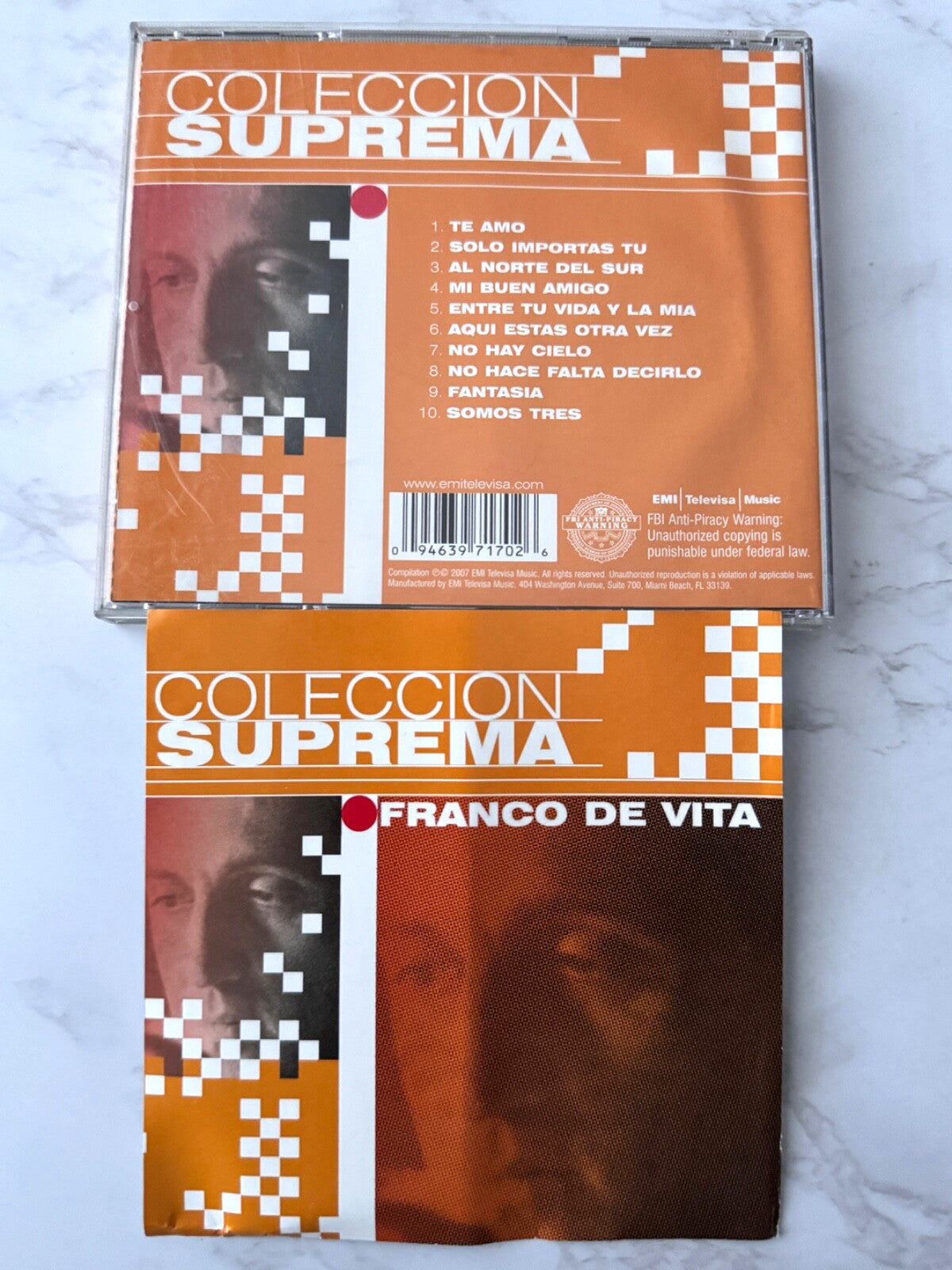 Franco De Vita – Coleccion Suprema (2007) [ORIGINAL USA PRESS]