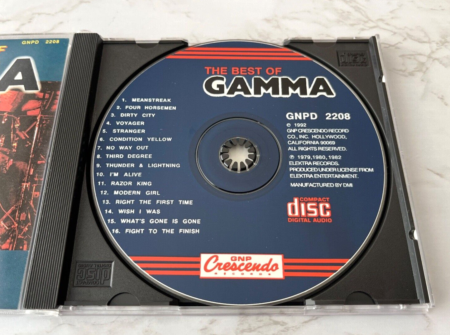 Gamma – The Best Of (1992) [ORIGINAL USA PRESS]