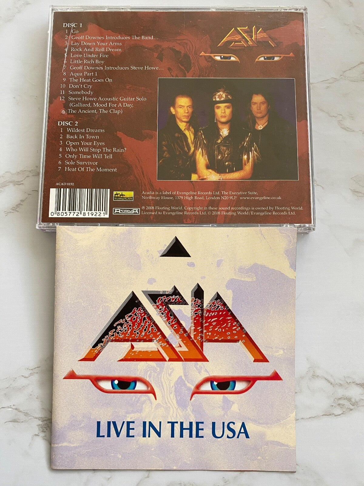 Asia – Live In The USA (2008) [UK PRESS]