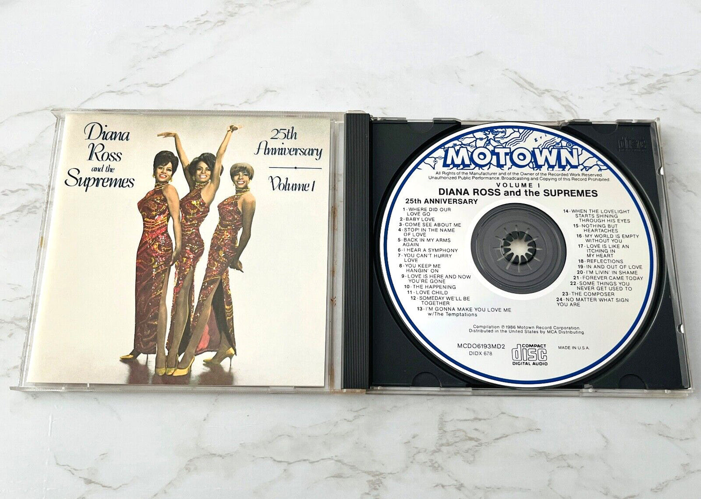 Diana Ross, The Supremes – 25th Anniversary Vol. 1 [DADC PRESS]
