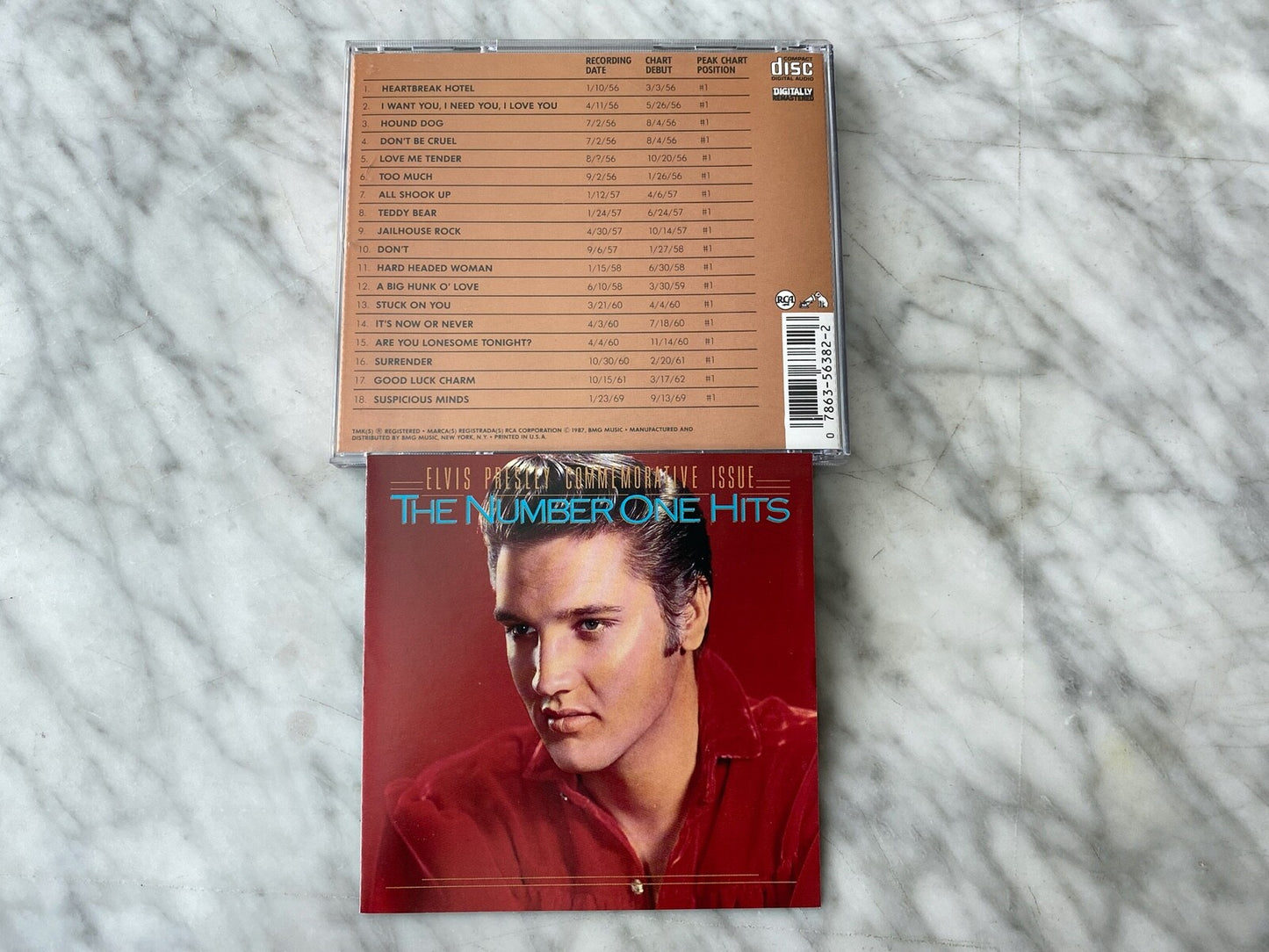 Elvis Presley – The Number One Hits [JVC PRESS]