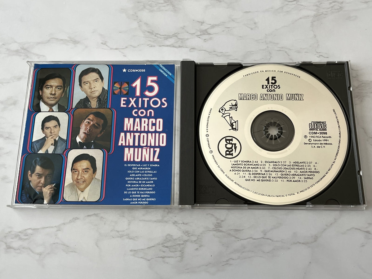 Marco Antonio Muñiz – Marco Antonio Muniz 15 Exitos