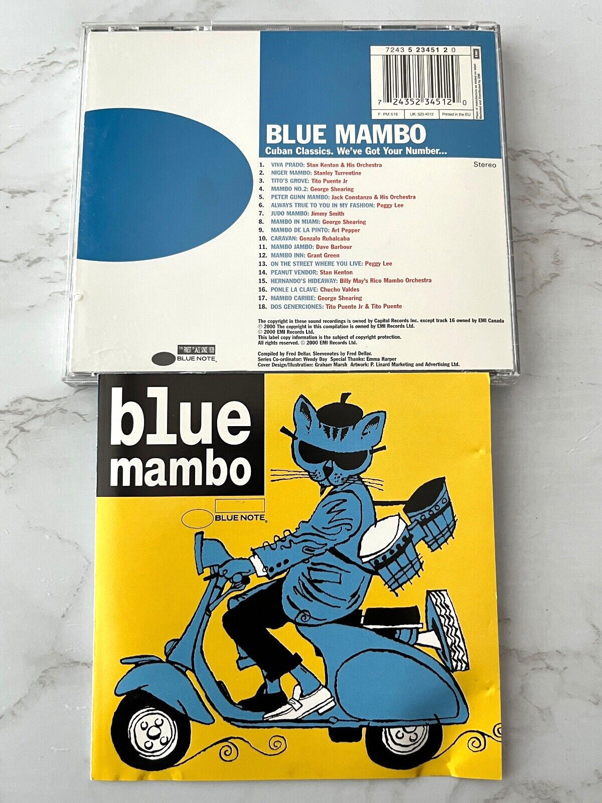 Grant Green, Peggy Lee, Stan Kenton, Tito Puente, Various – Blue Mambo (2000) [UK PRESS]