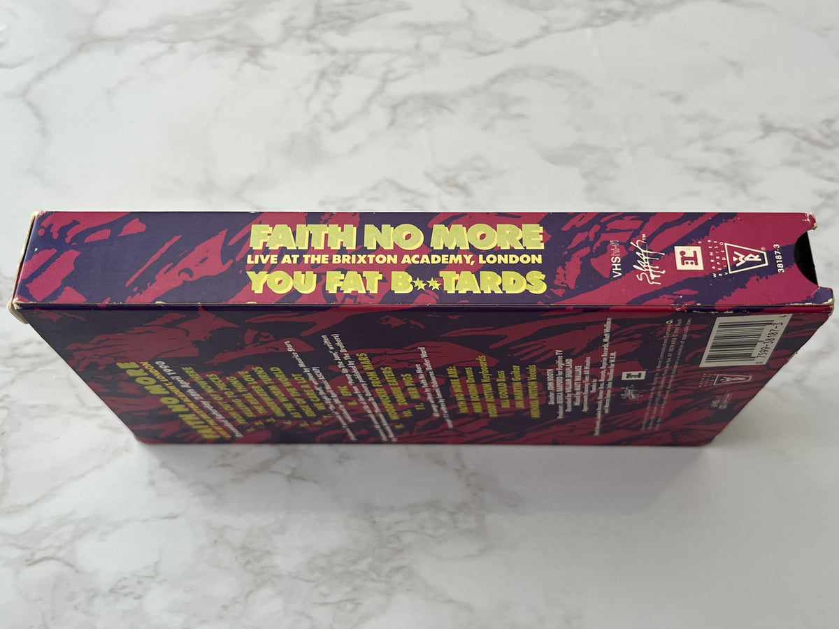 Faith No More You Fat B**tards Live At The Brixton Academy VHS 1990
