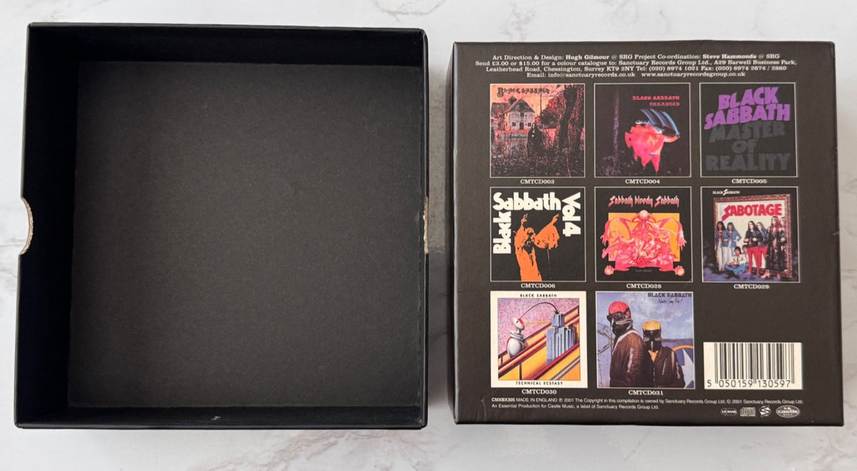 Black Sabbath – The Complete 70s Replica Collection 8 (Numbered, Box Set) (2001) [UK PRESS]