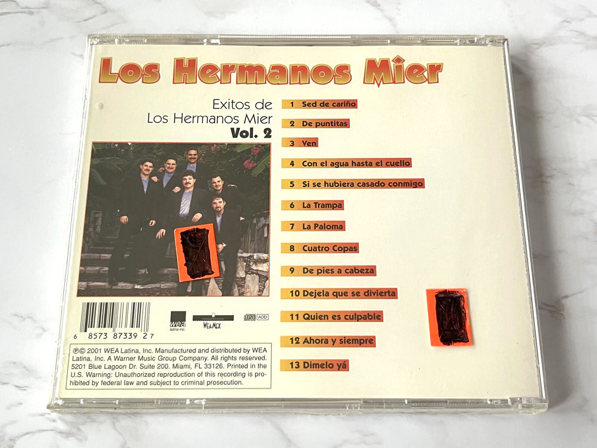 Los Hermanos Mier – Exitos Vol. 2 (2001) [ORIGINAL USA PRESS]