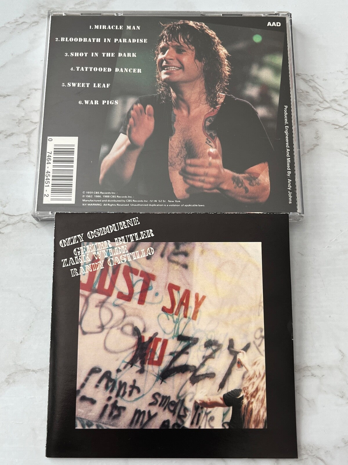 Ozzy Osbourne – Just Say Ozzy (EP) (1990) [DADC PRESS]
