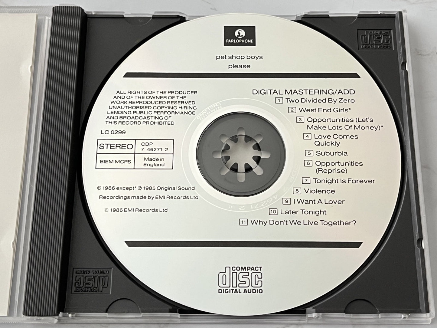 Pet Shop Boys – Please (1986)