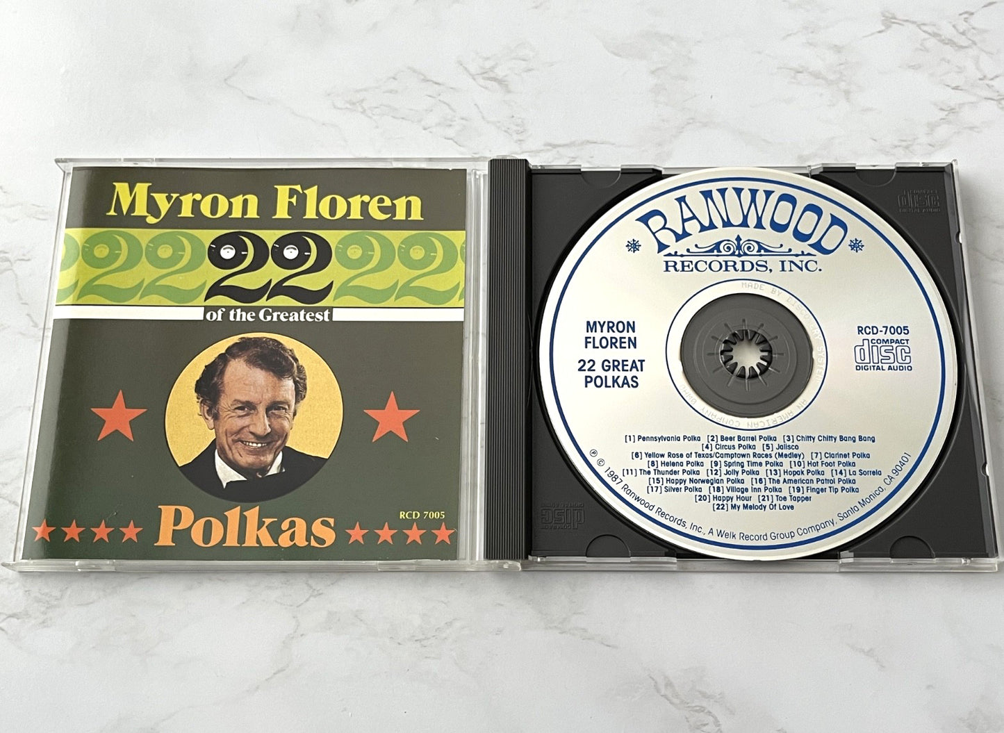 Myron Floren – 22 Great Polkas (1987) [ORIGINAL USA PRESS]