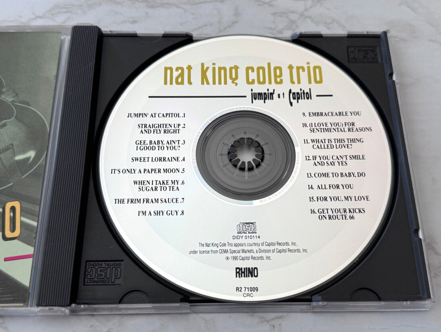 Nat King Cole – Trio Jumpin' At Capitol (1990) [ORIGINAL USA PRESS]