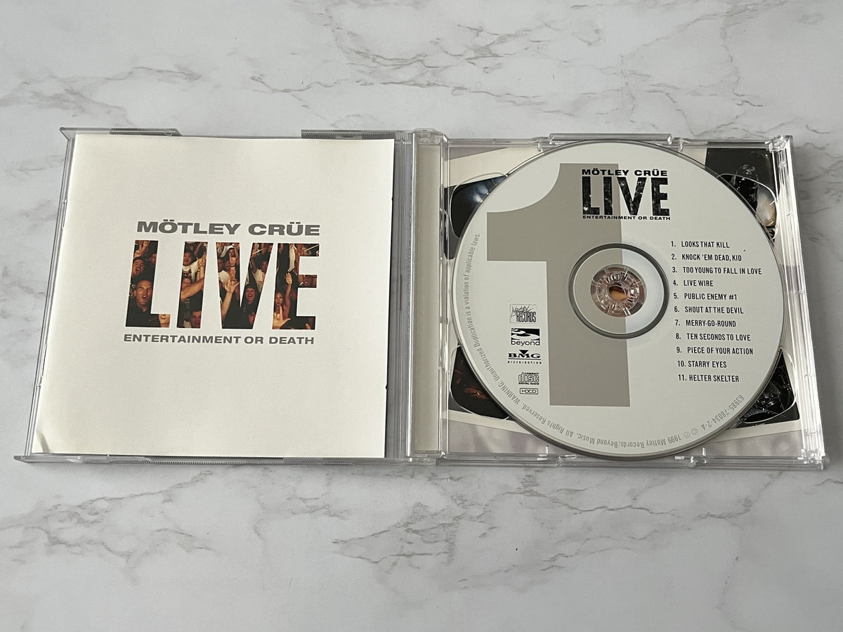 Motley Crue – Live Entertainment Or Death (1999) [ORIGINAL USA PRESS]