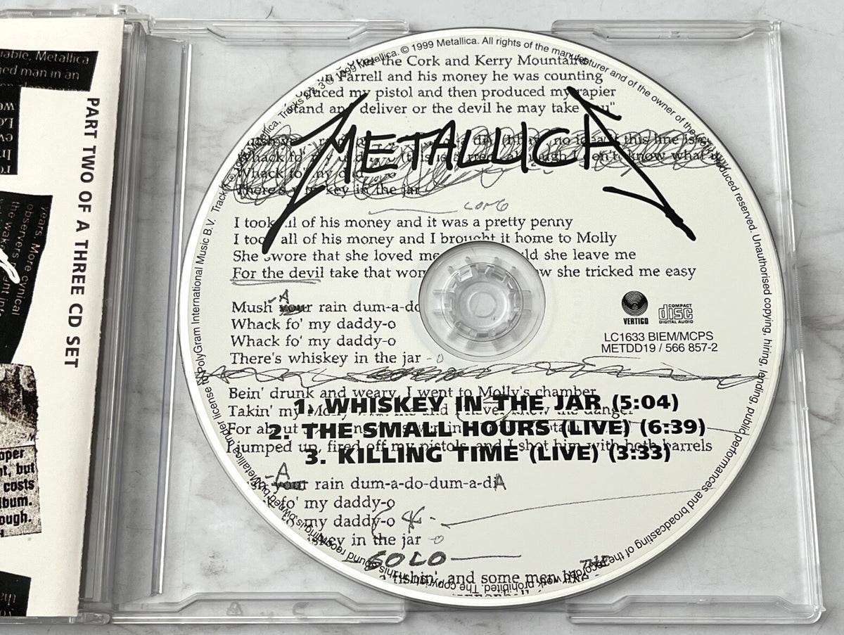 Metallica – Whiskey In The Jar (1999) [UK PRESS]