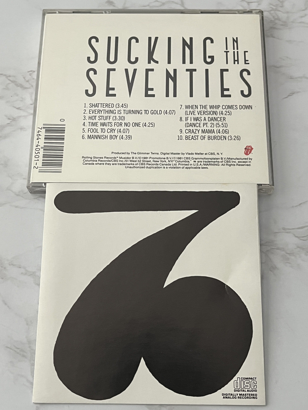 The Rolling Stones – Sucking In The Seventies (1986) [DADC PRESS]