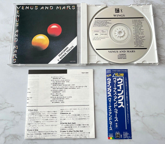 Paul McCartney, Wings – Venus And Mars (OBI) (1989) [JAPAN TARGET ERA]