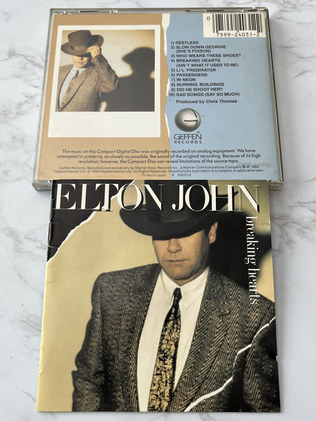 Elton John – Breaking Hearts (1985) [JAPAN TARGET ERA]