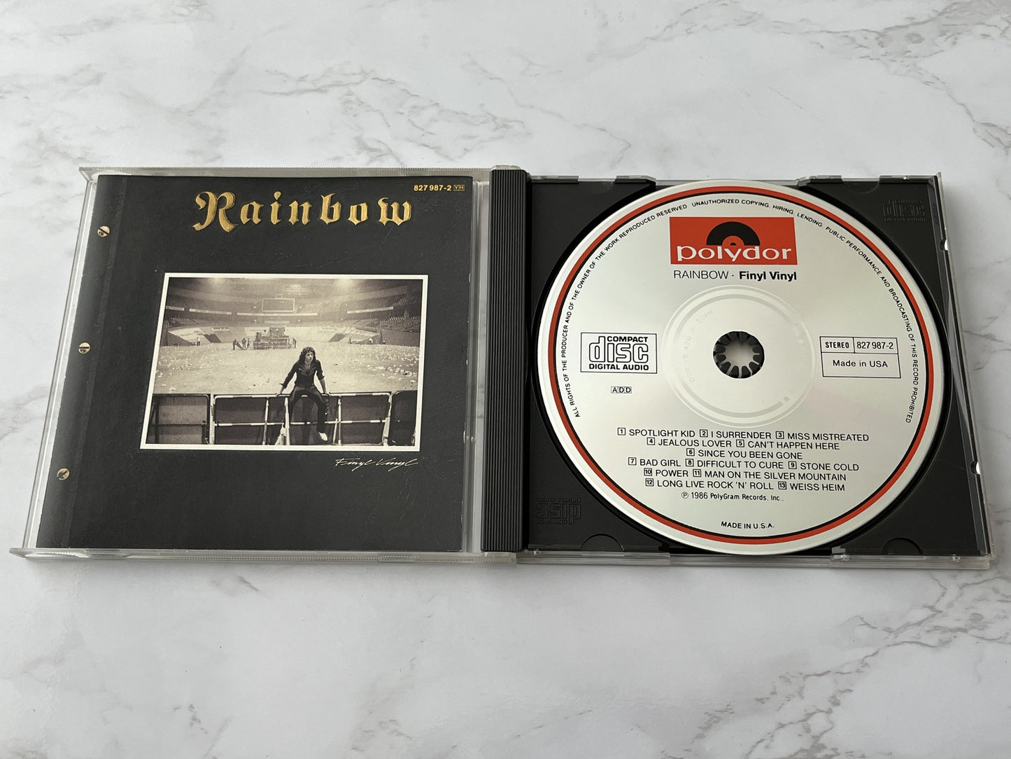 Rainbow – Finyl Vinyl (1986) [USA SILVER DISC PDO]