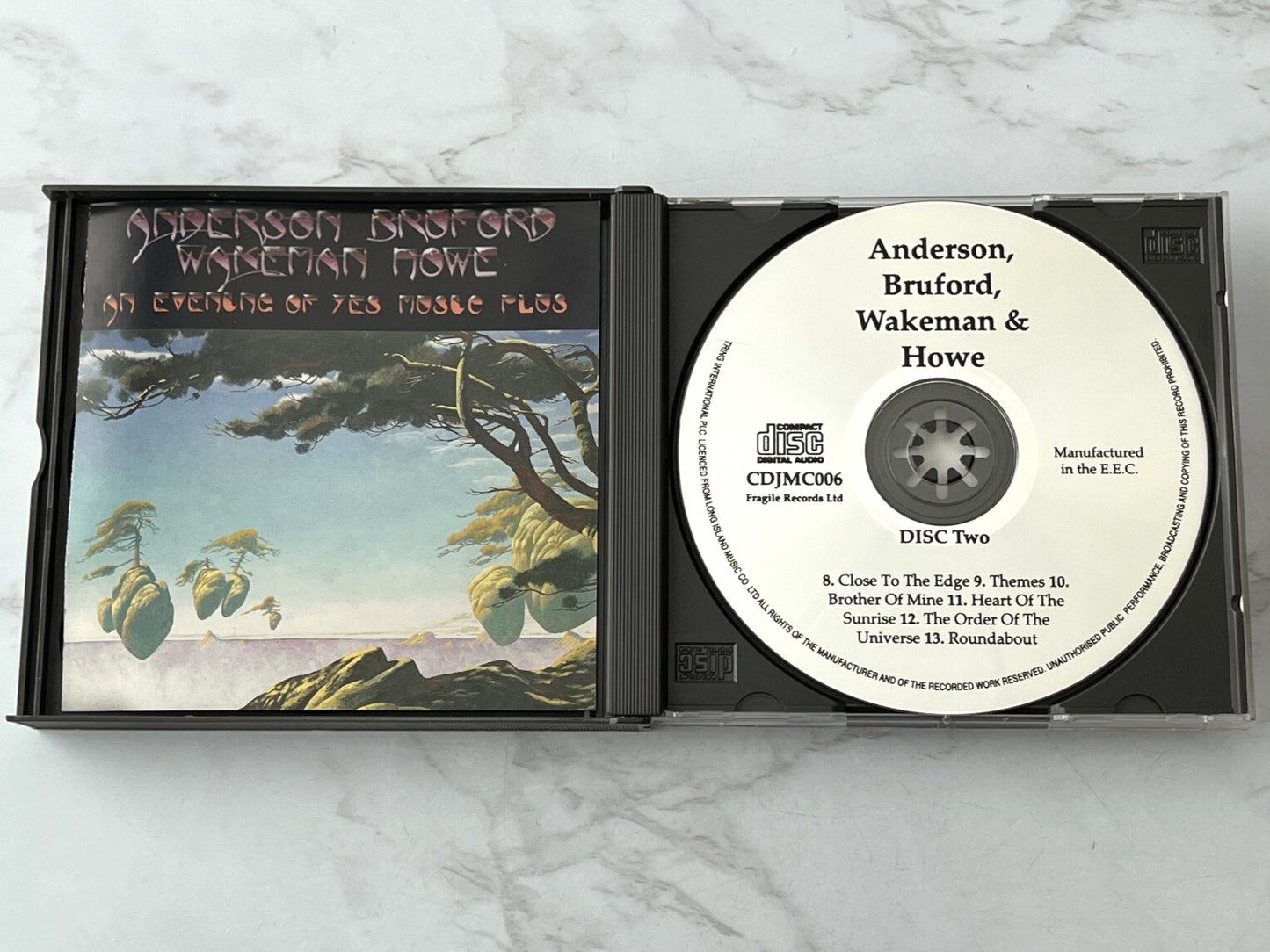 Anderson Bruford Wakeman Howe – Anderson, Bruford, Wakeman & Howe An Evening Of Yes Music Plus (1993) [UK PRESS]