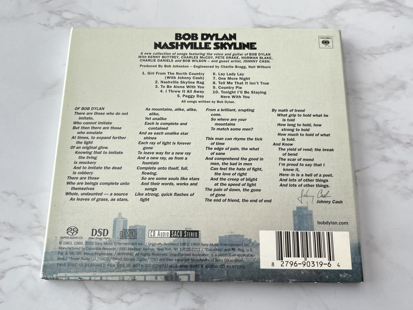 Bob Dylan – Nashville Skyline (SACD, Digipak) (2003)