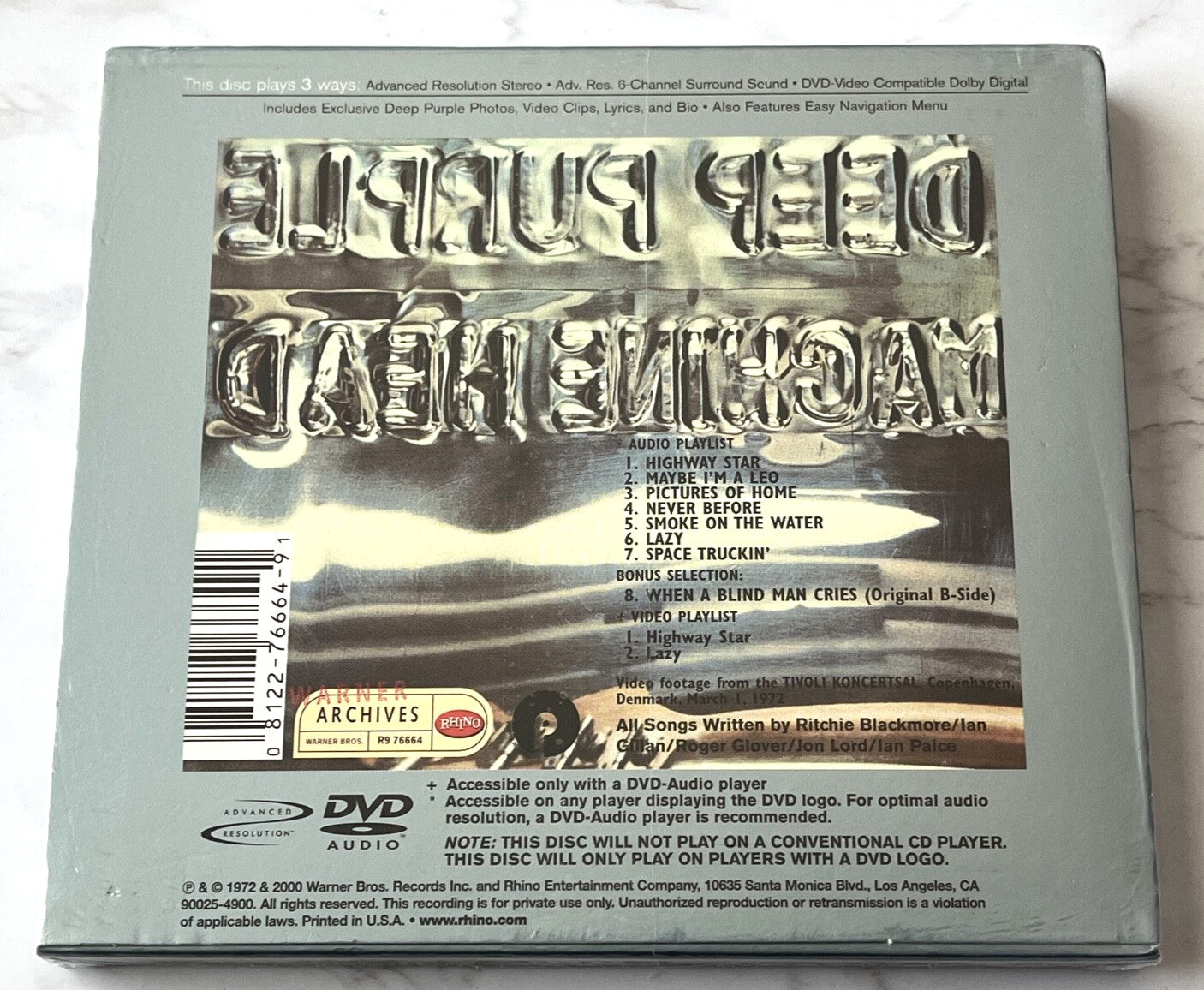 Deep Purple – Machine Head DVD (2001)