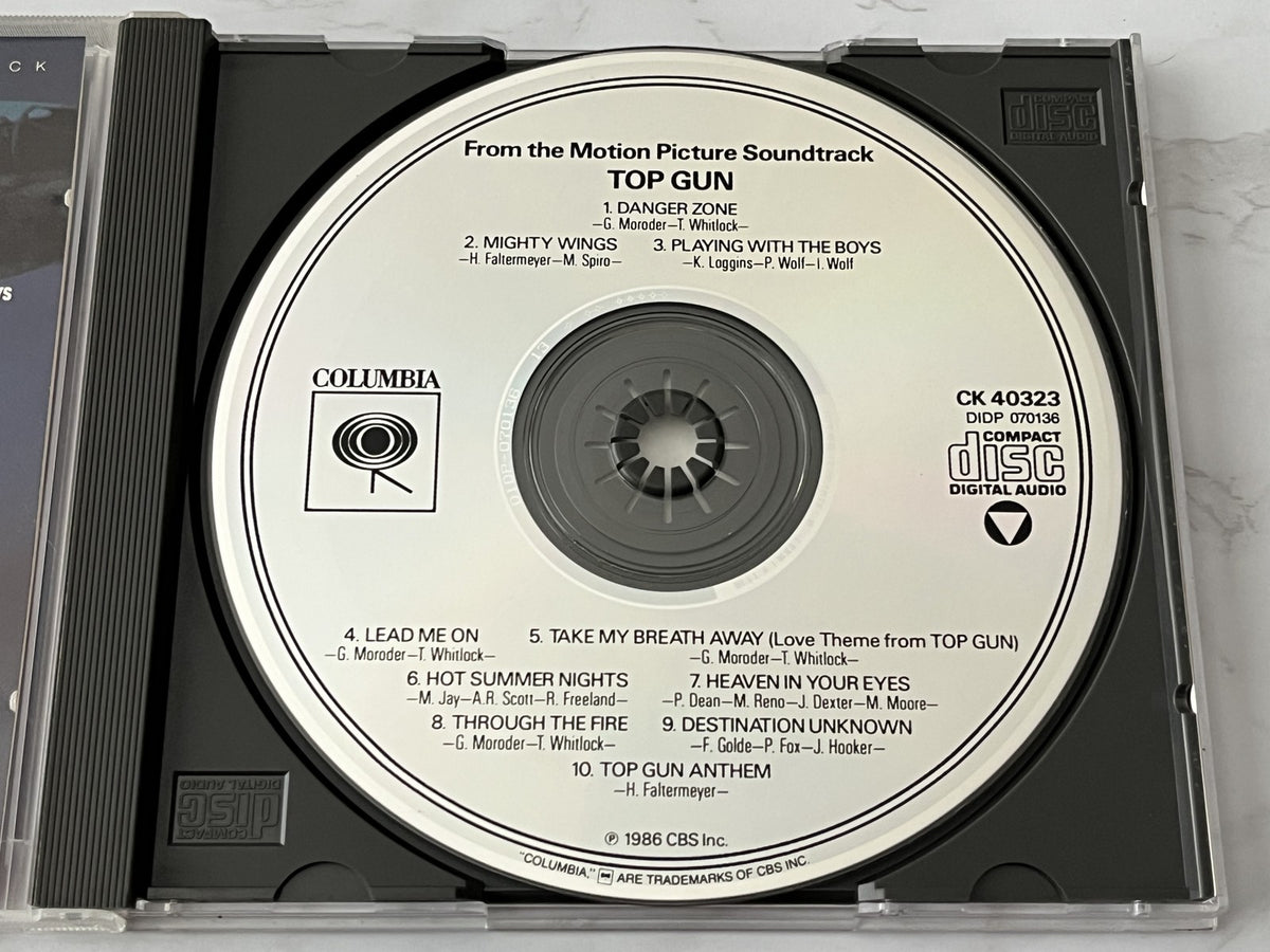 Top Gun Original Motion Picture Soundtrack [USA 1ST PRESS]