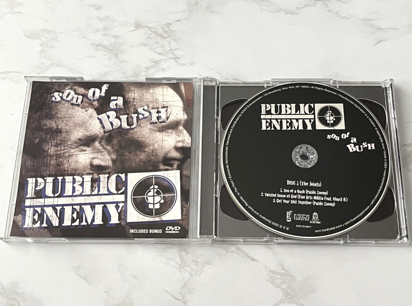 Public Enemy – Son Of A Bush (CD/DVD) (2003) [ORIGINAL USA PRESS]