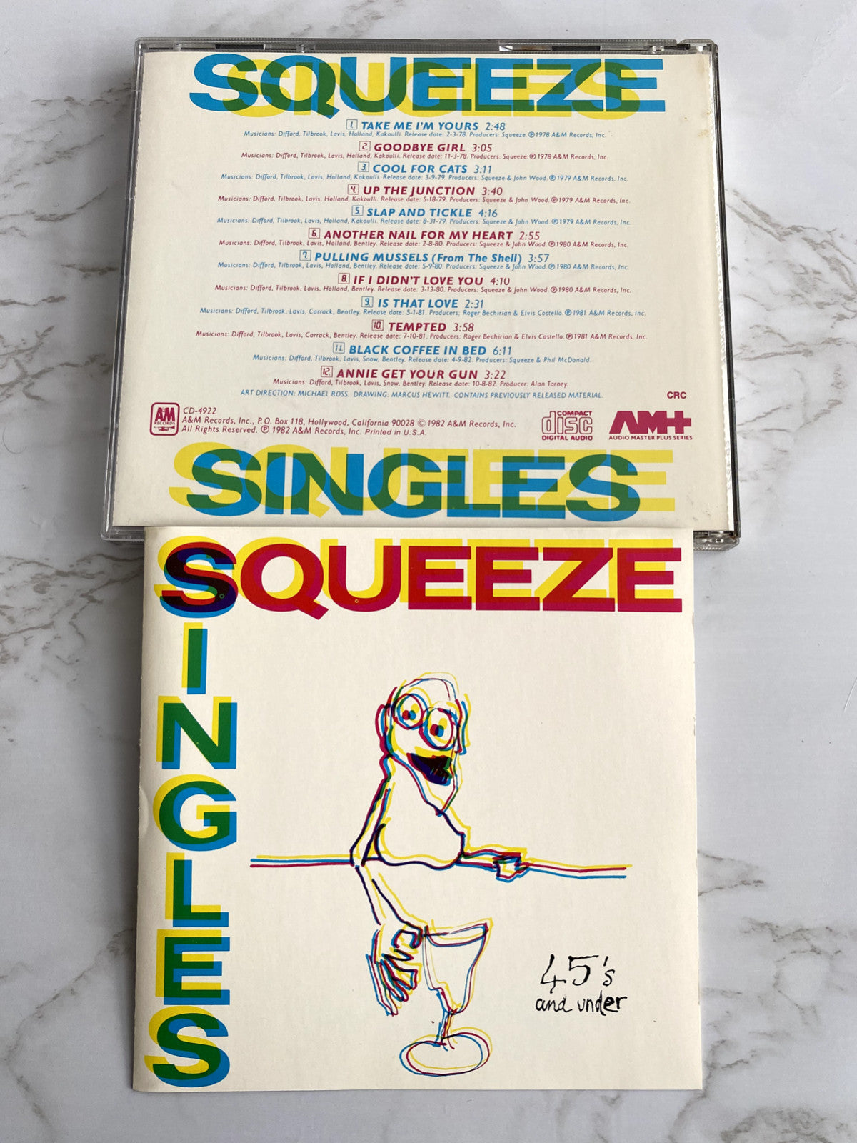 Squeeze – Singles 45's And Under [DADC PRESS]