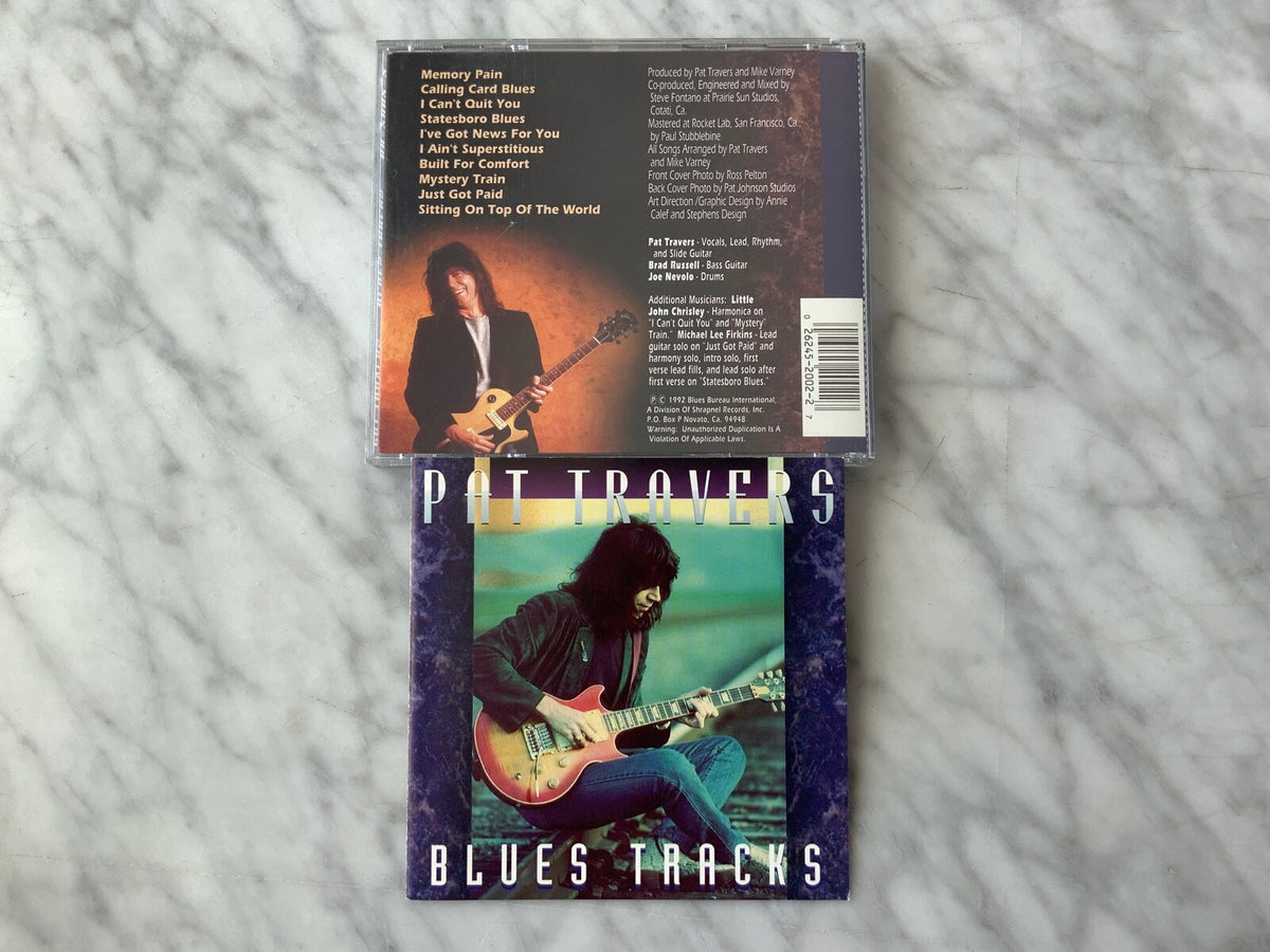 Pat Travers – Blues Tracks (1992) [ORIGINAL USA PRESS]