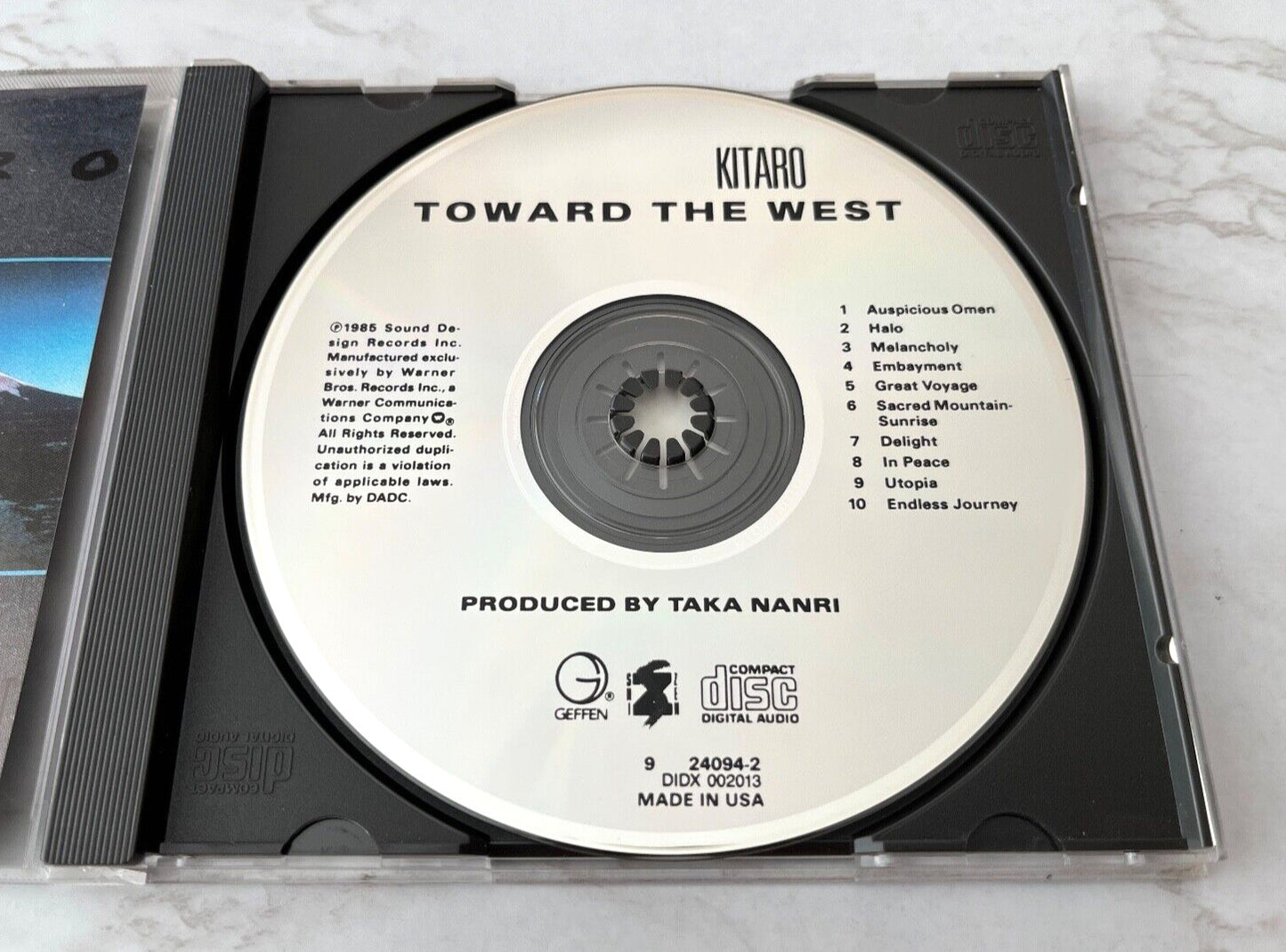 Kitaro – Toward The West [DADC PRESS]