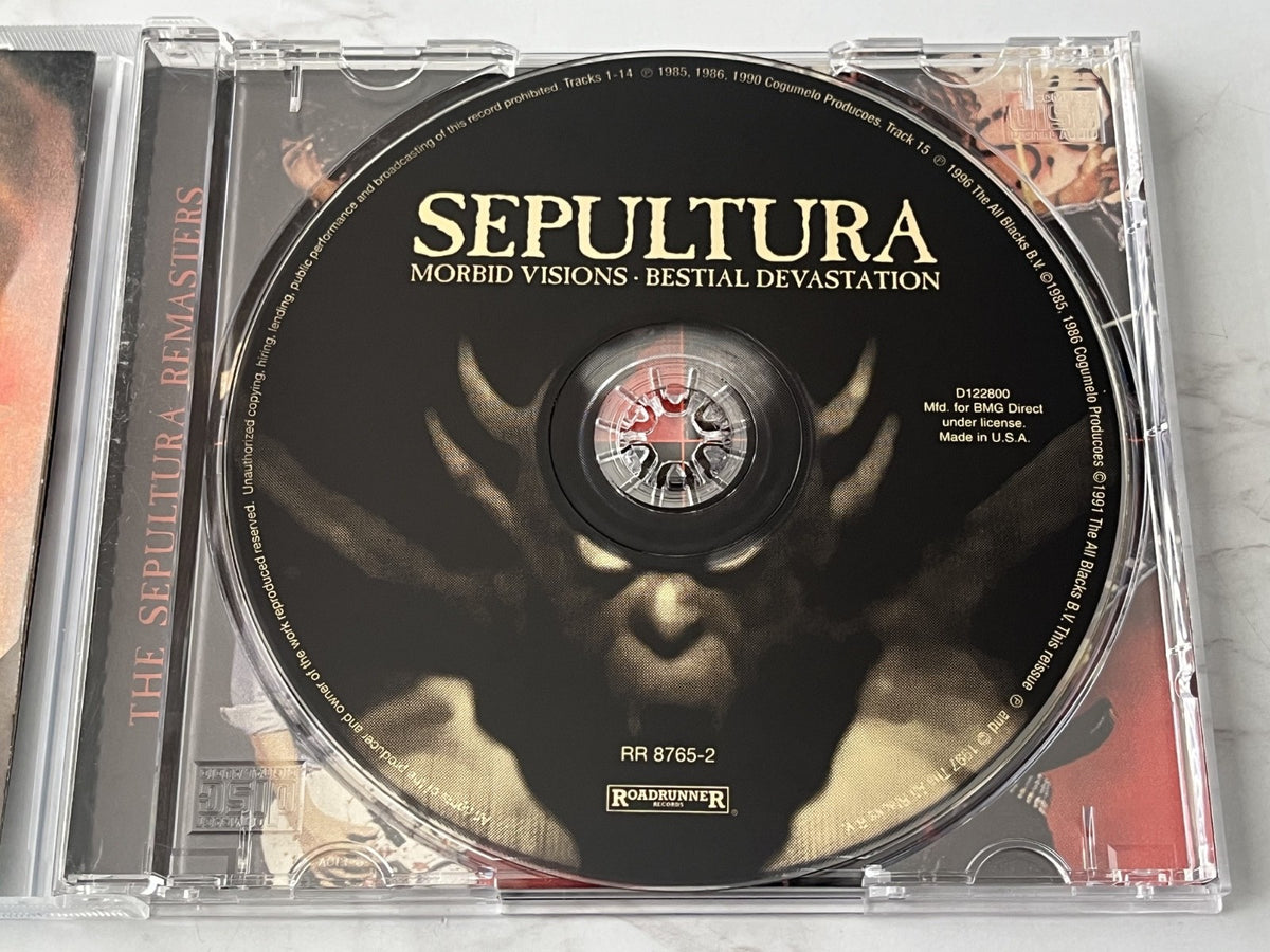 Sepultura – Morbid Visions / Bestial Devastation (24KT Gold) (1997)