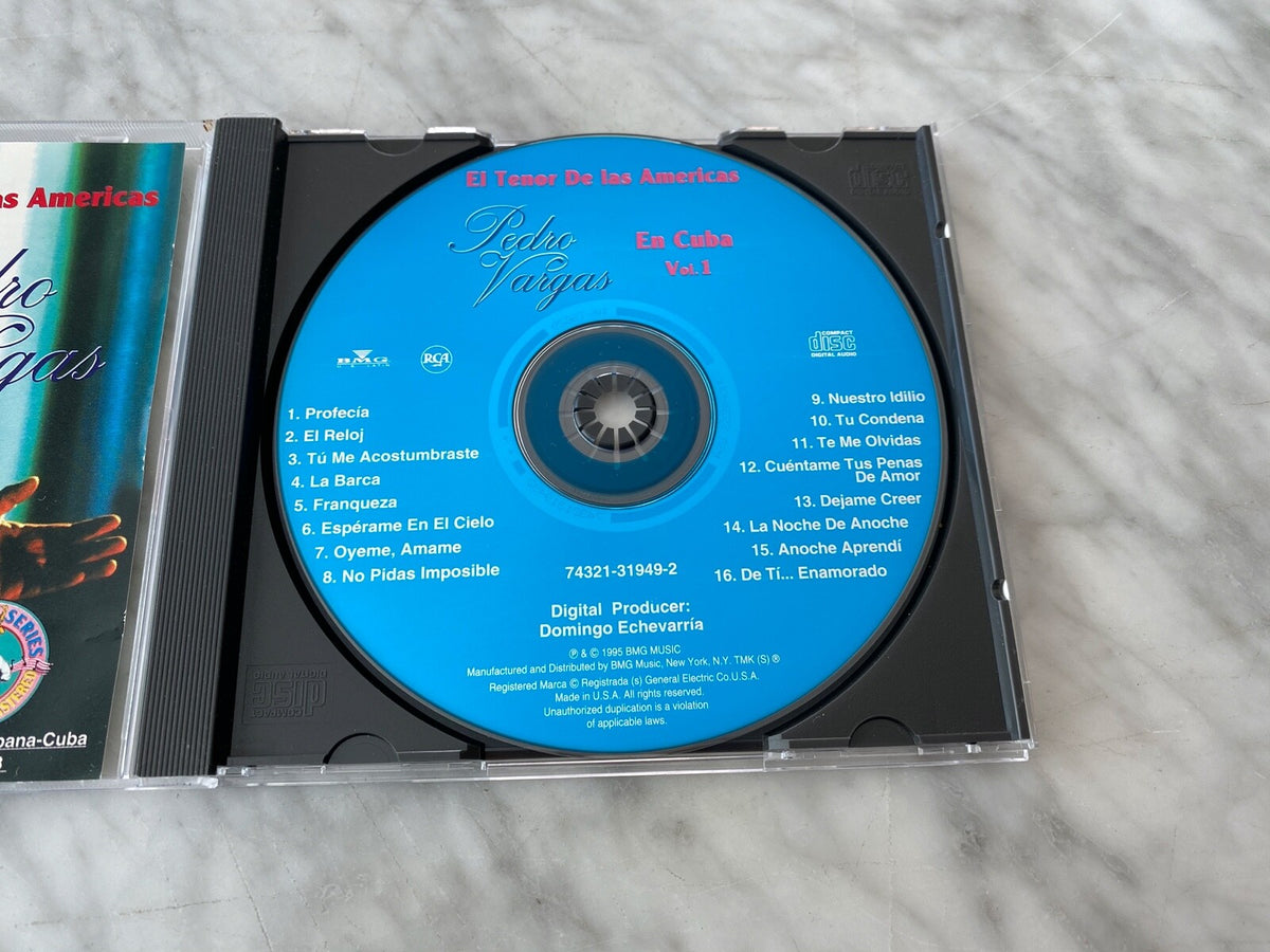 Pedro Vargas – El Tenor De Las Americas En Cuba Vol. 1 (1995) [ORIGINAL USA PRESS]