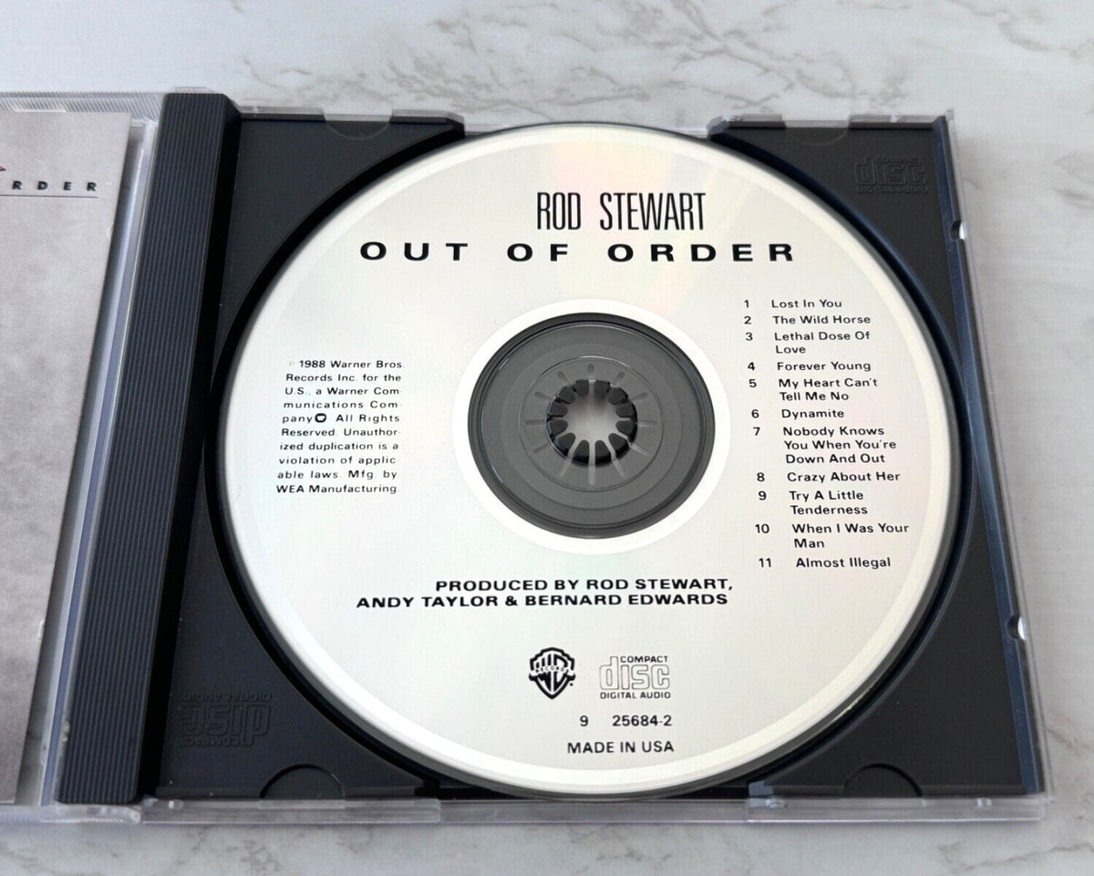 Rod Stewart – Out Of Order (1988) [ORIGINAL USA PRESS]